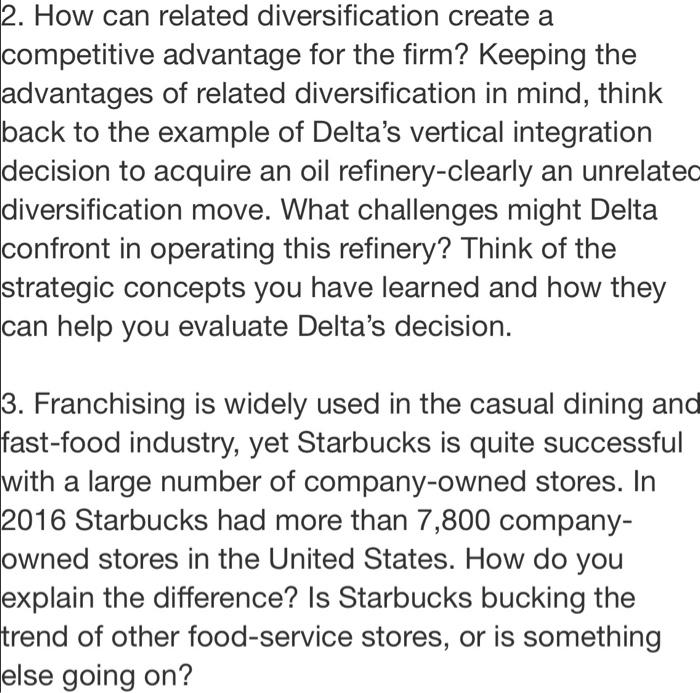 2. How can related diversification create a