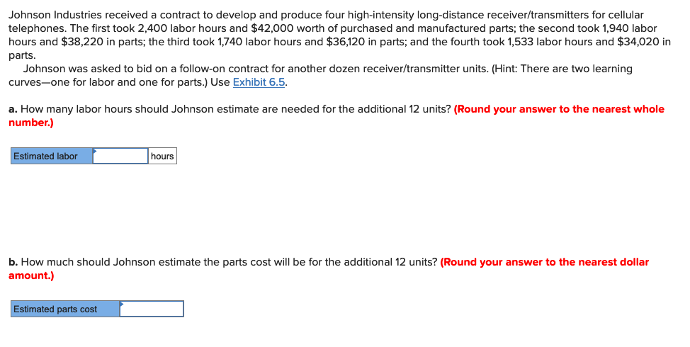 Johnson Industries received a contract to develop
