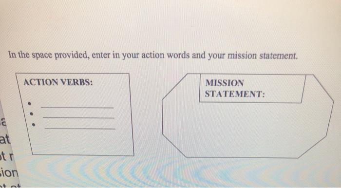 mission for an Entrepreneurial employee In the