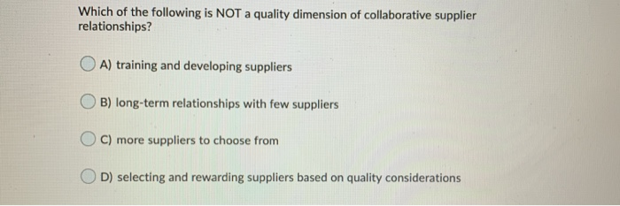 Which of the following is NOT a quality dimension