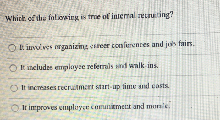 Which of the following is true of internal