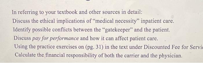 In referring to your textbook and other sources