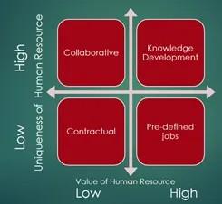In which segment of lepak and Snell's employment