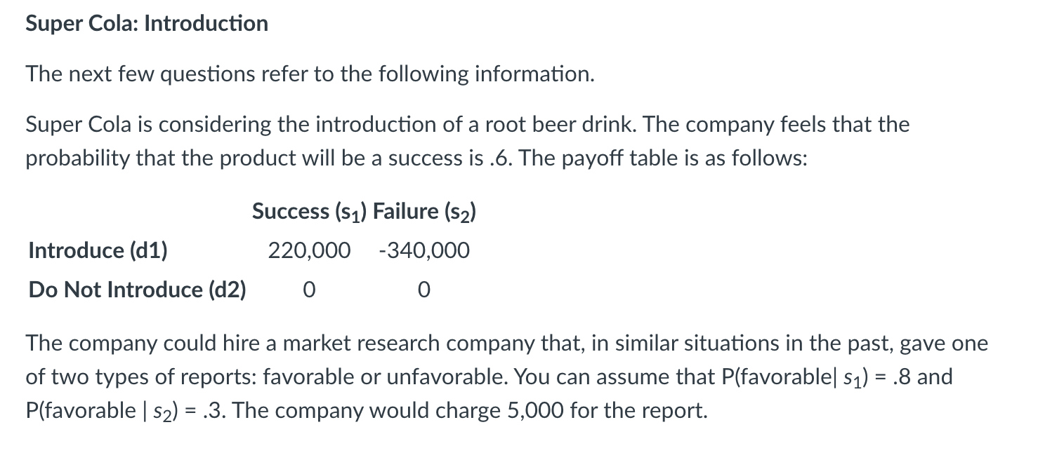 Super Cola: Part 3 Without hiring the market