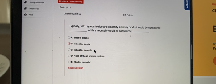 Ubrary Research Hide Show Time Reming A B