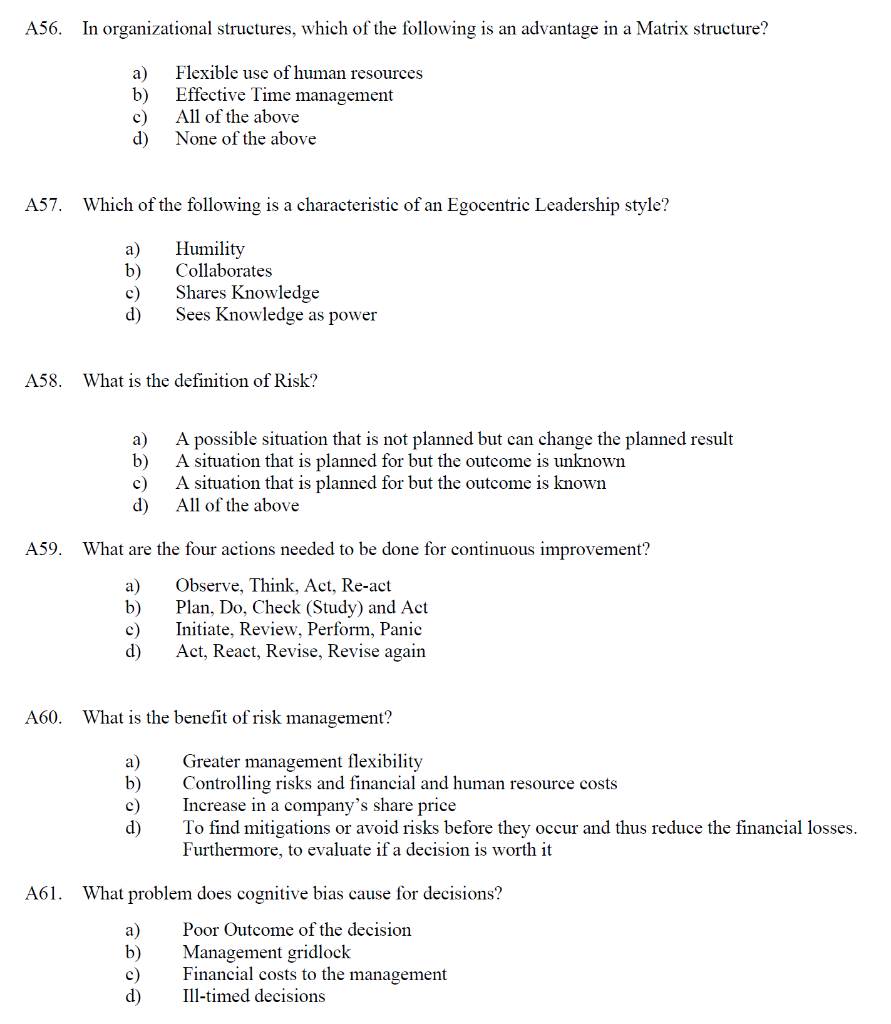 No need to explain, only correct options. Thanks