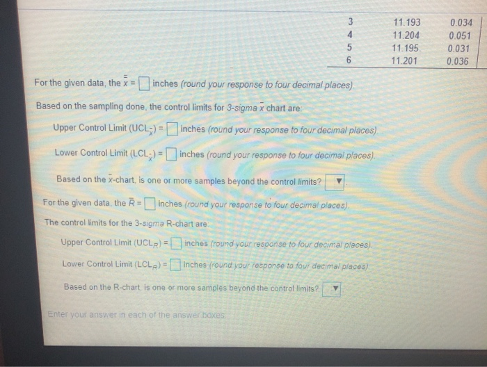 Refer to tale 56.1 - Factors for Computing