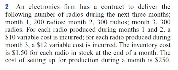 this is all the information you would need 2 An