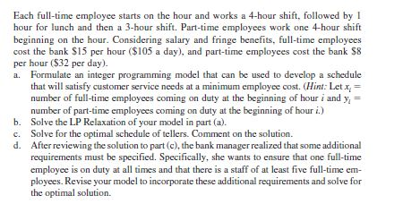 16. The Northshore Bank is working to develop an