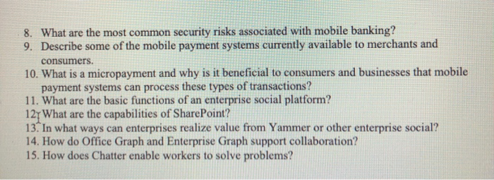 8. What are the most common security risks