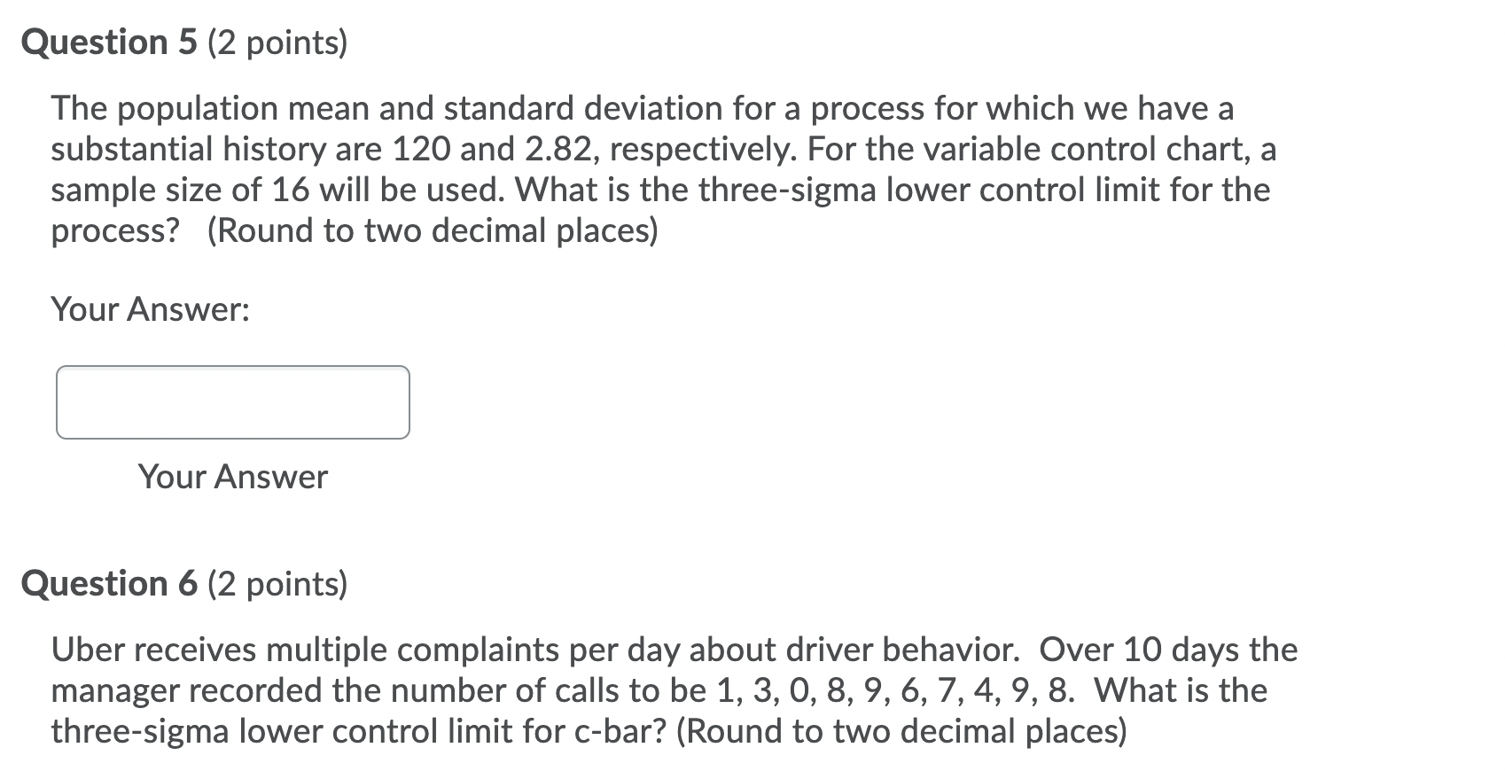 both pleaase Question 5 (2 points) The population