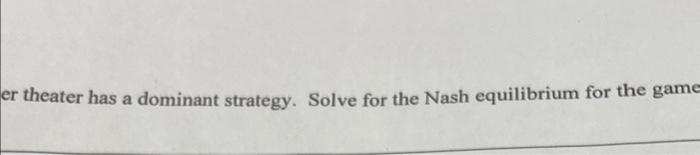 4. (10 points) Suppose there are two movie