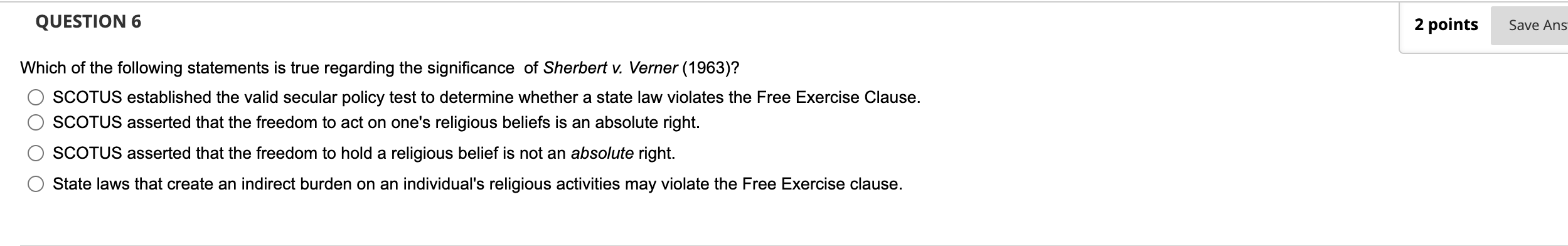 **Please answer both parts*** thank you! SCOTUS =