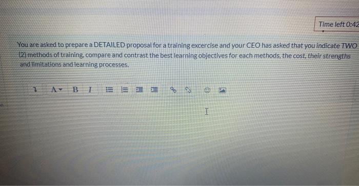 You are asked to prepare a DETAILED proposal for