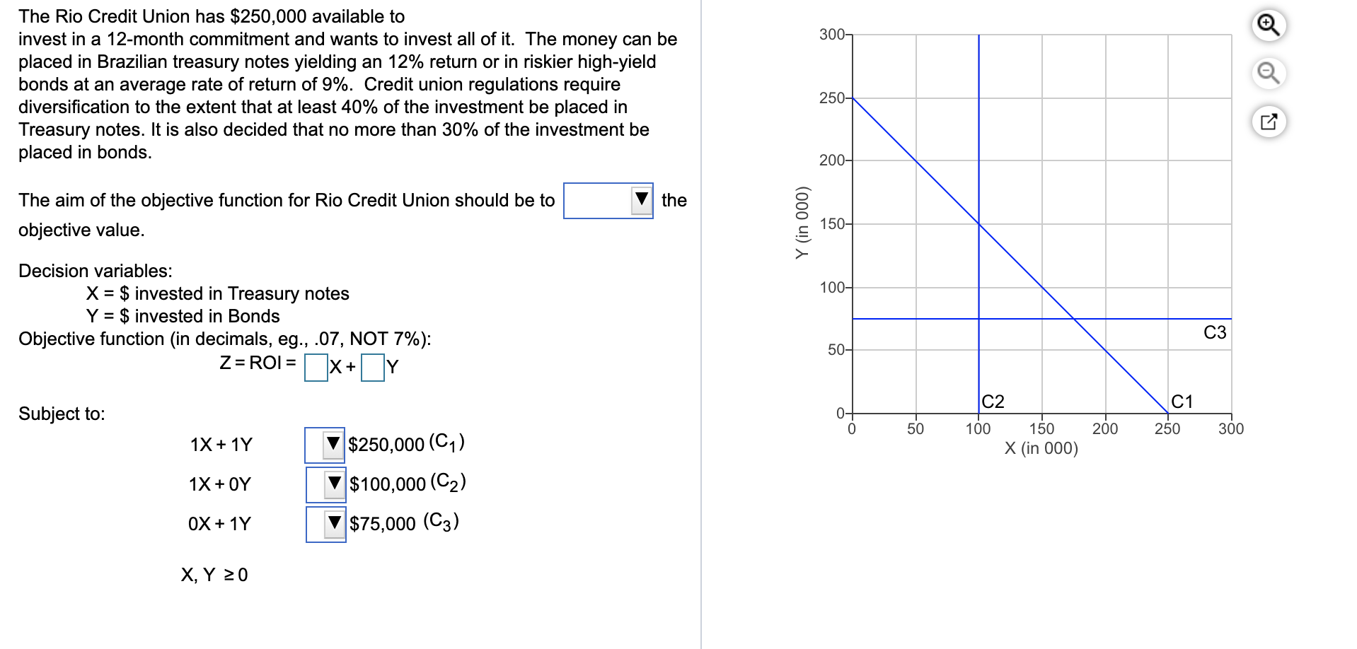 for the objective function question, answer