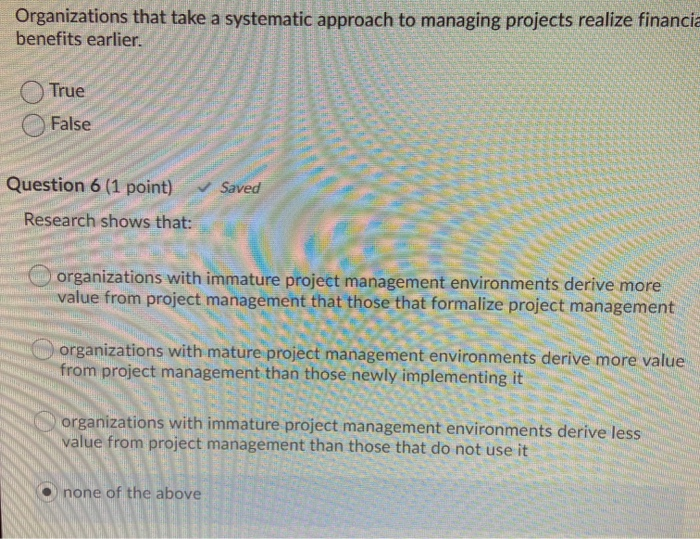 Organizations that take a systematic approach to