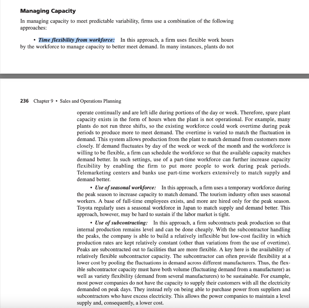 Consider different approaches for managing