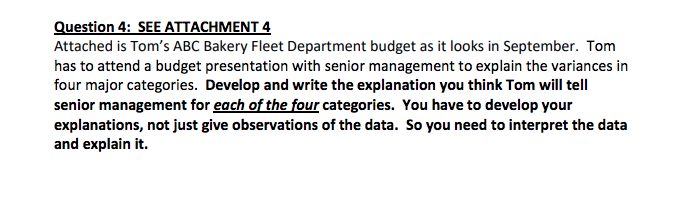 Please answer number 4 using data provided, thank