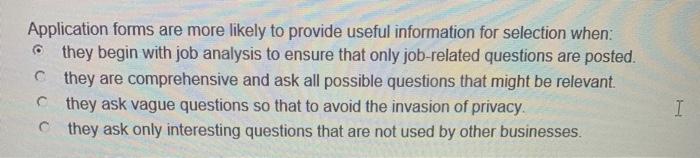 Application forms are more likely to provide