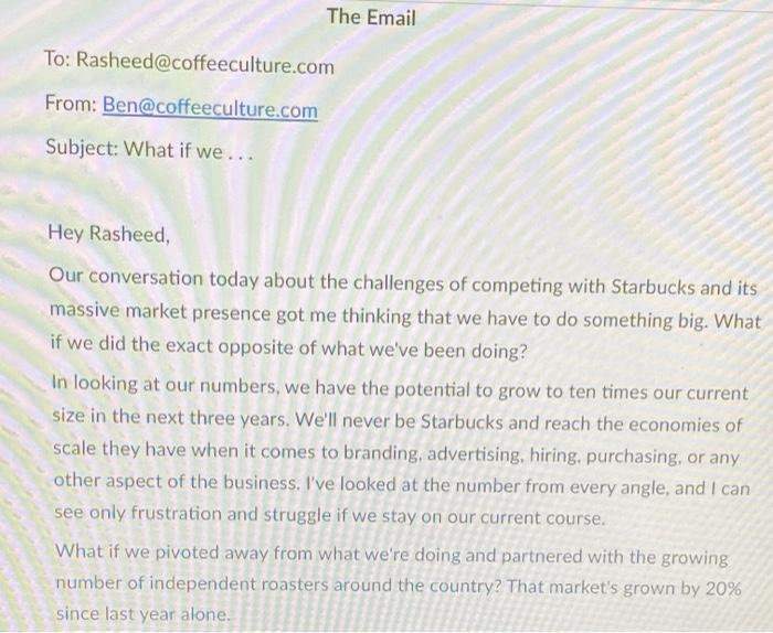 Directions: Evaluate the email message below from