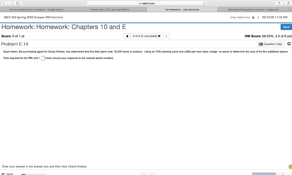 mathxl.com how to screenshot on a macbook -