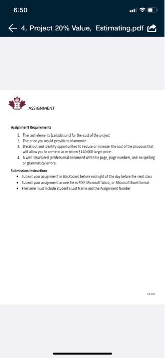 please help me Asap this is my Project Managemenr