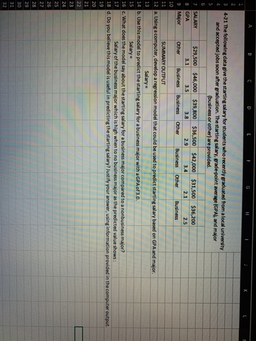 could you solve each step on how to using excel