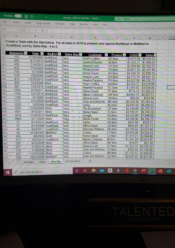 need some assistance with this spreadsheet please