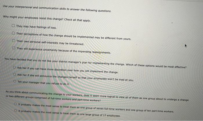 Please answer the following questions Exercise