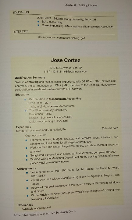 This is actually for a Business communications