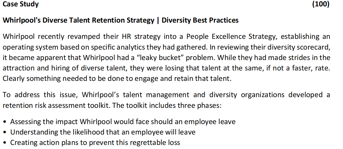 Subject: Research Methodology Case Study (100)