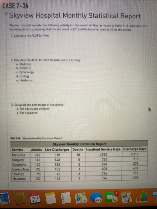Can someone help me with this please. CASE 7-34