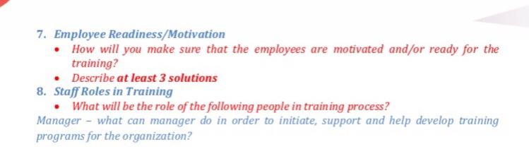 the title of the training program is : SALE