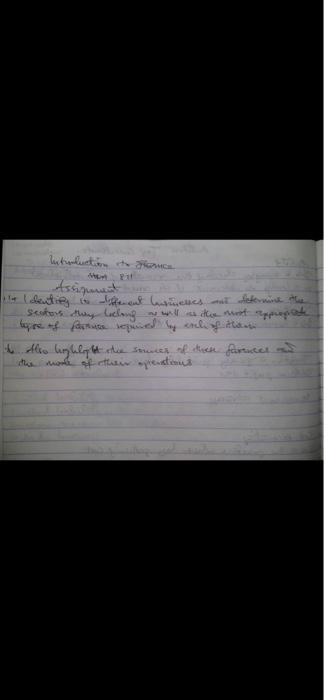 1a) identify 10 different businesses and