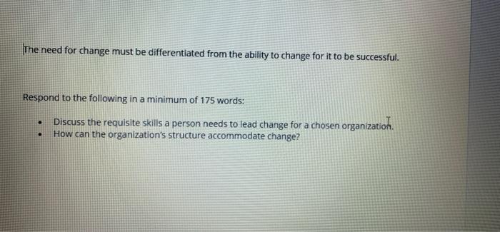 Discuss the requisite skills a person needs to