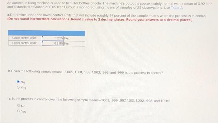 pls help! An automatic filling machine is used to