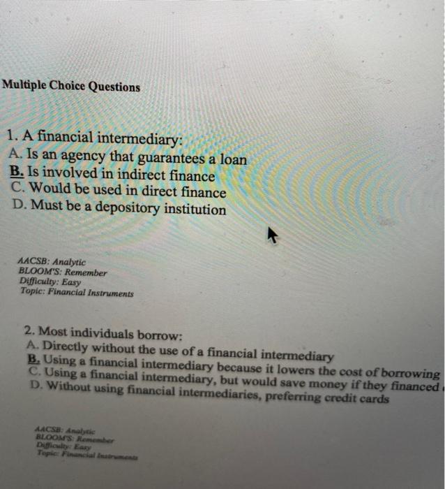 uestion 1: A company records reported below