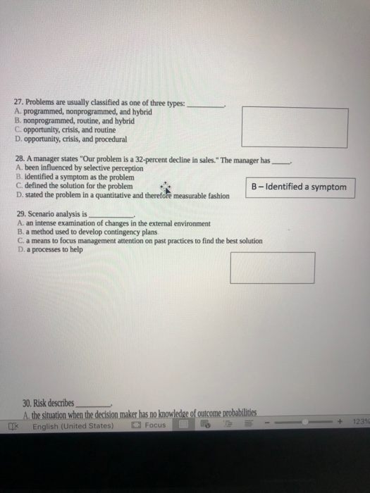 please answer the questions with the empty boxes