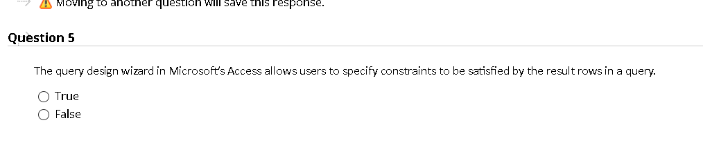 Design of Database Course Question 4 A candidate