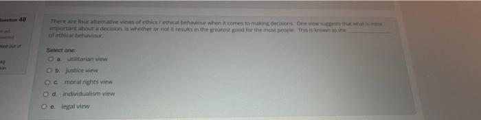 v There are four time of ethics that thou when it