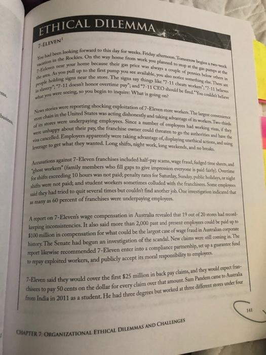 4 Step Ethical Analysis 1. Situation (Who, What,