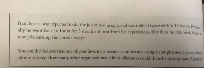 4 Step Ethical Analysis 1. Situation (Who, What,