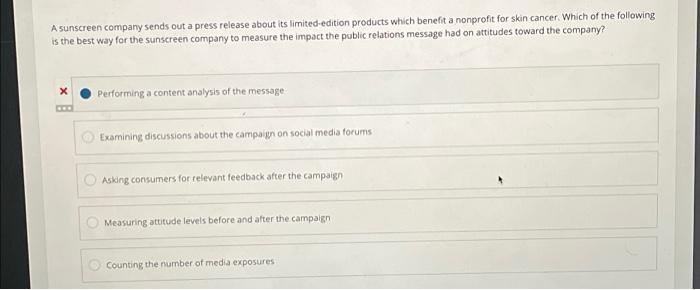 A sunscreen company sends out a press release