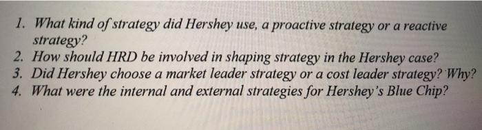 Hershey Aligns Training with Strategy Hershey