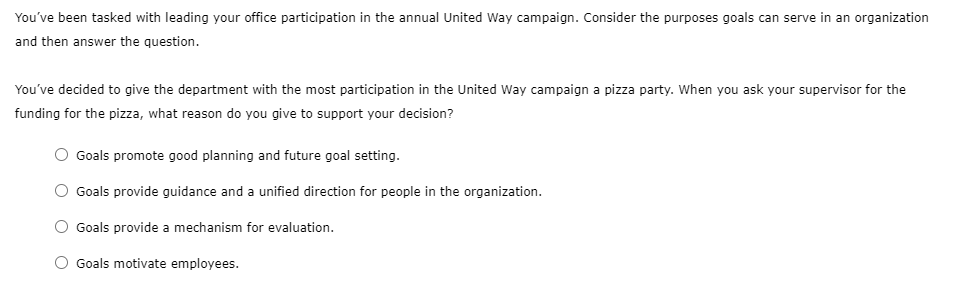 You've been tasked with leading your office