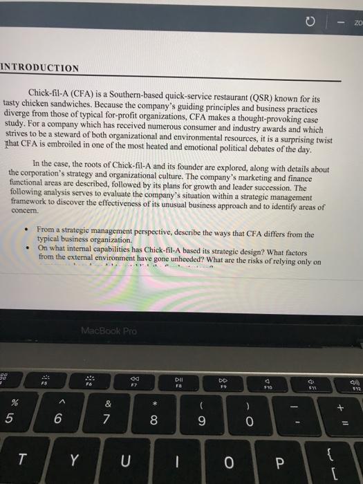 chick-fil-a: Bird of a Different Feather ZO