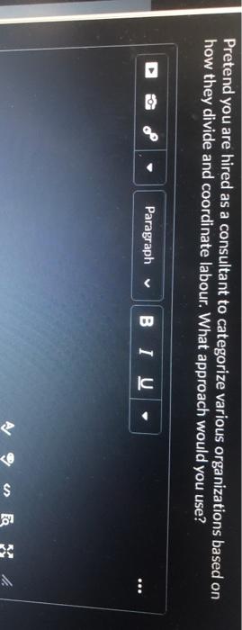 Macro organizational behavior questions Briefly