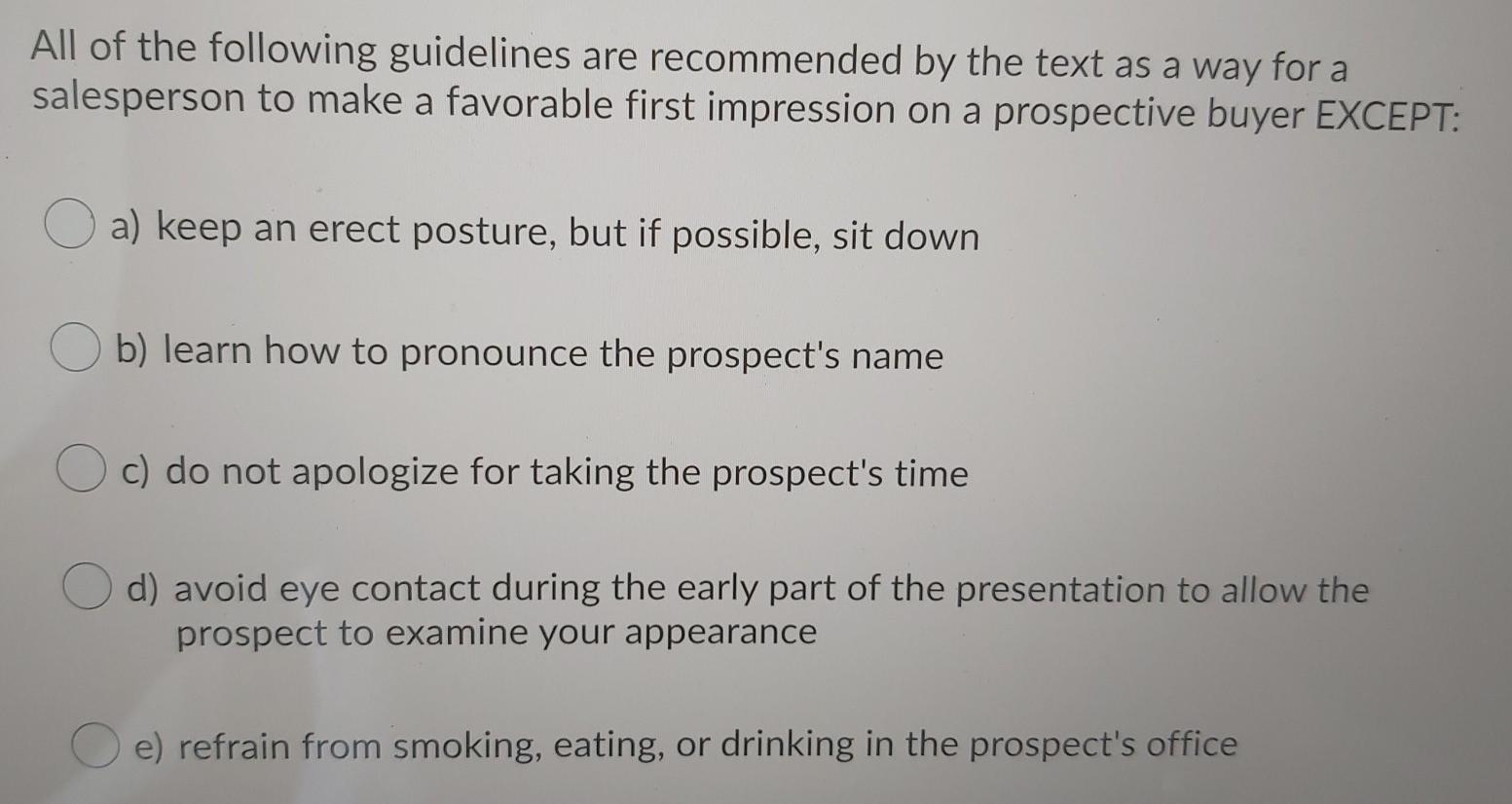 24 All of the following guidelines are