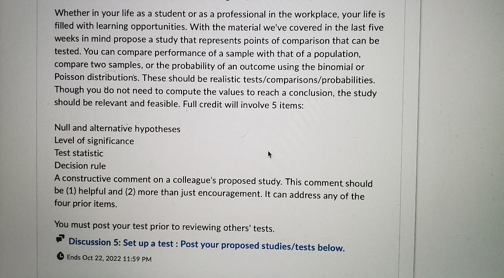 Whether in your life as a student or as a