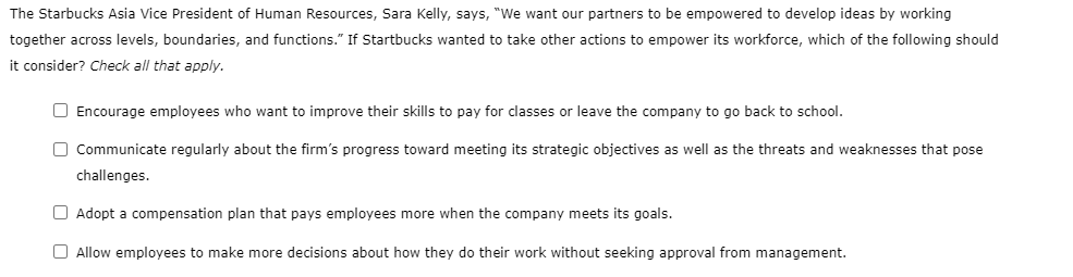 The Starbucks Asia Vice President of Human